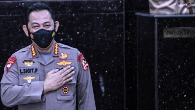 Kapolri Minta Masyarakat Beri Kritik di Bhayangkara Mural Festival 2021