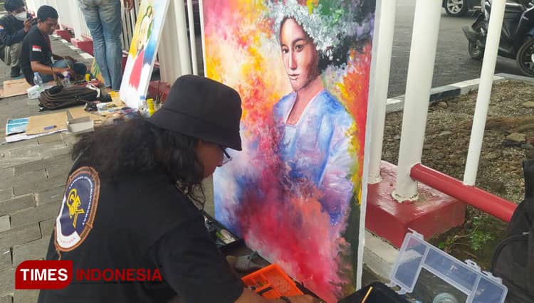 Ketika Para Seniman Mengabadikan Budaya Indramayu Lewat Lukisan