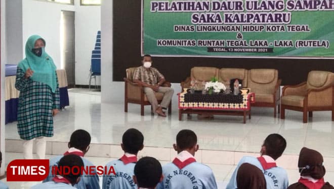 Gelar Pelatihan Daur Ulang Sampah, DLH Pemkot Tegal Gandeng Rutela