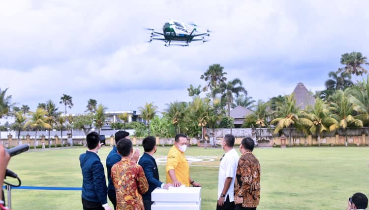 Drone Ehang 216 Berhasil Uji Terbang dan Menjadi Kendaraan terbang Resmi IMI