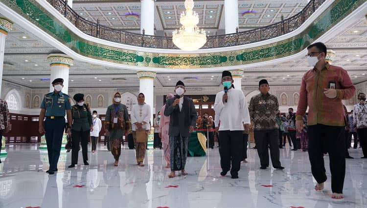 Sebelum menutup Muktamar Ke-34 Nahdlatul Ulama, Wapres Resmikan Masjid Safinatul Ulum UIN Raden Intan Lampung