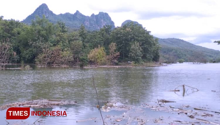 Bendungan Bendo Munculkan Telaga Sarean, Warga Jadikan Objek Wisata Baru
