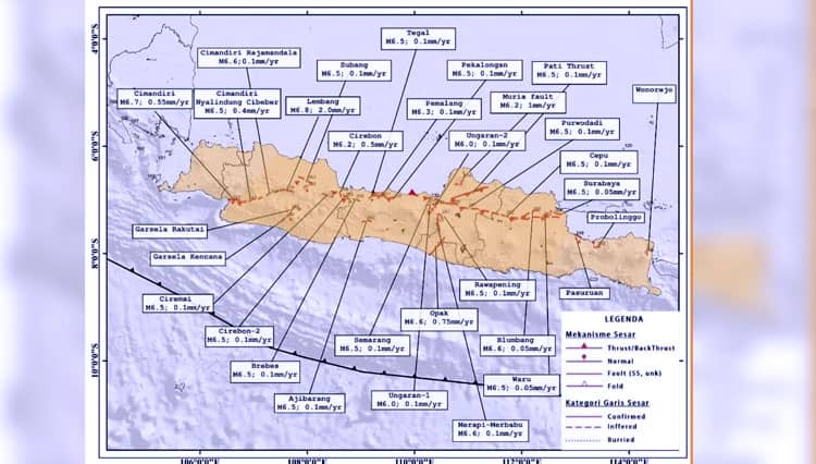 Ancaman Gempa Dahsyat Membayangi Jatim, Amien Widodo: Sesar Waru M 7,2