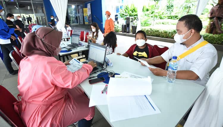 Kementerian PUPR RI Lanjutkan Program Vaksinasi Booster dan Dosis Pertama Anak Usia 6–11 Tahun