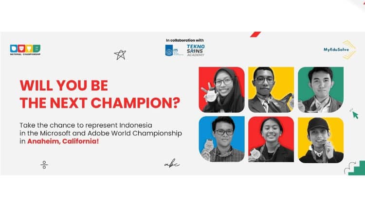 MyEduSolve Gandeng ITS Gelar Microsoft & Adobe National Championship 2022