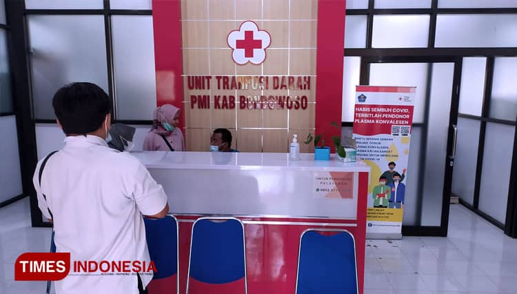 Gedung Lama Retak, Kantor UTD PMI Bondowoso Dipindah Lebih Dekat ke RSUD