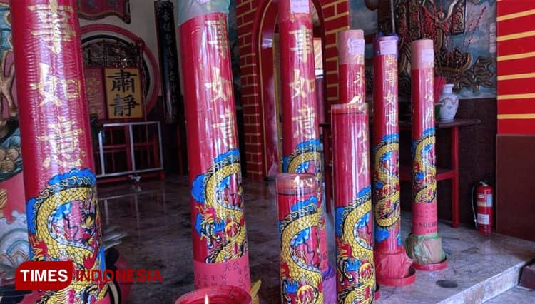 Lilin Seharga Rp13 Juta di Klenteng Eng An Kiong Malang Punya Makna Tersendiri