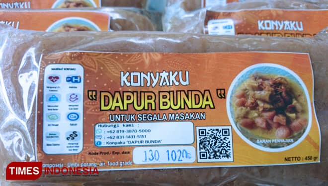 Di Pacitan, Konyaku Khas Jepang Berbahan Porang, Seperti Apa?