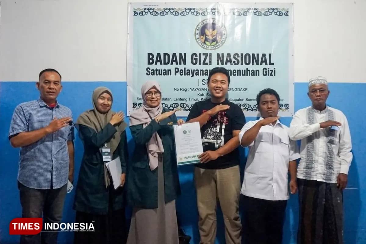 SPPG Sumenep Lenteng Timur 2 Resmi Kantongi Sertifikat Halal untuk 29 Produk Makanan