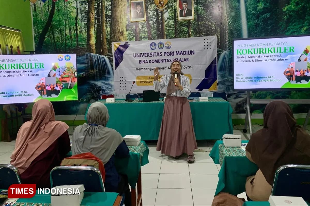 Gelar Abdimas, Unipma Madiun dan Gugus SD Klegen Bahas Inovasi Kokurikuler Berbasis Profil Lulusan