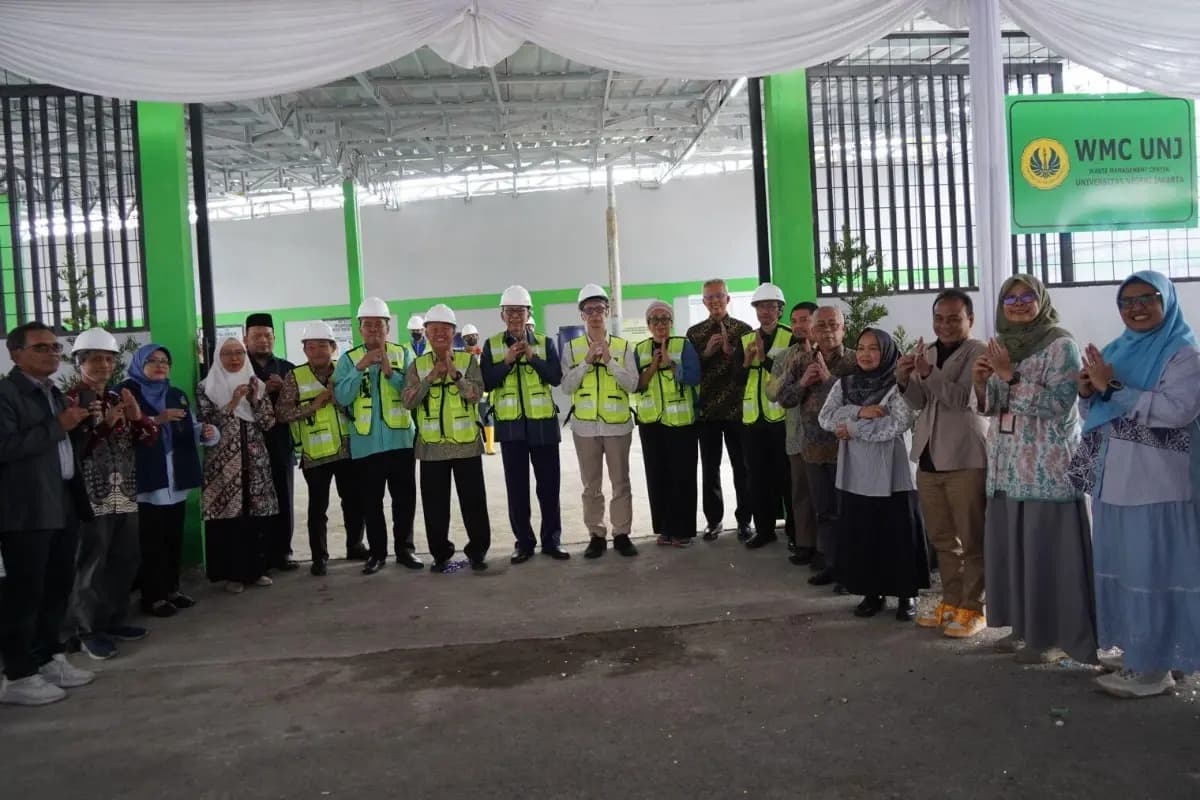 UNJ Resmikan TPST dan Waste Management Center untuk Perkuat Komitmen Menuju Kampus Zero Waste