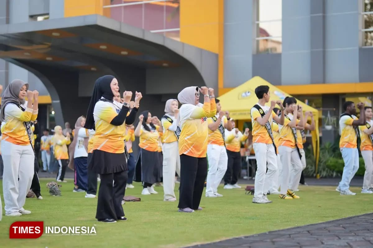 Puncak Dies Natalis ke-62, UNMER Malang Gerakkan Hidup Sehat Melalui UNMER Run dan Senam Bersama