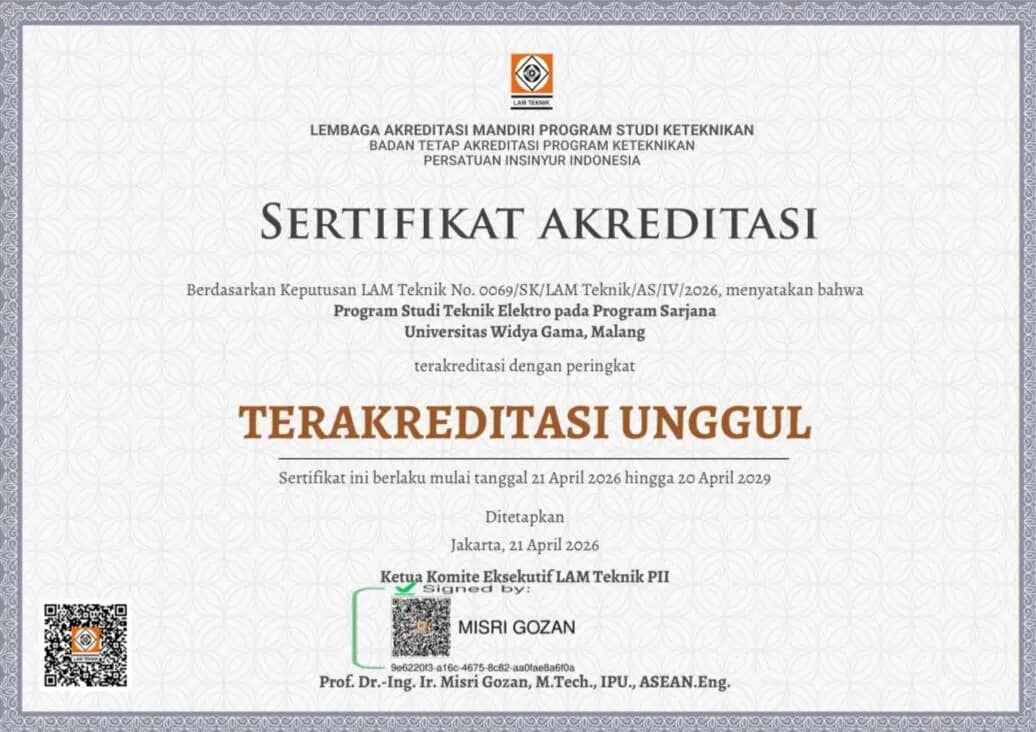 UWG Malang Raih Akreditasi Unggul, Teknik Elektro Tembus Standar Tertinggi Nasional