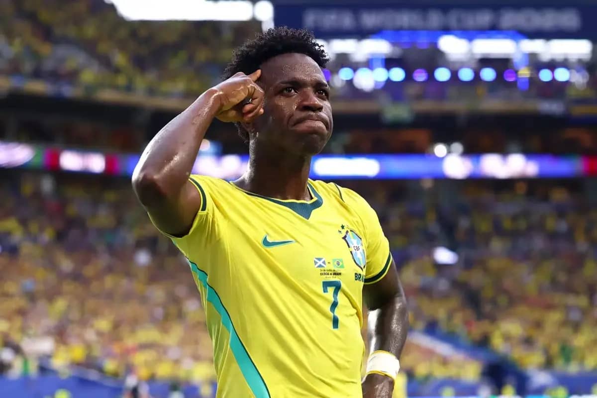 Vinicius Jr Cetak Dua Gol ke Gawang Skotlandia, Brasil Juara Grup C - TIMES Indonesia